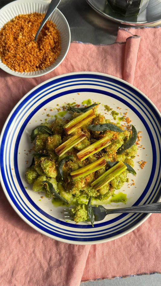Four Herb Leek Gnocchi