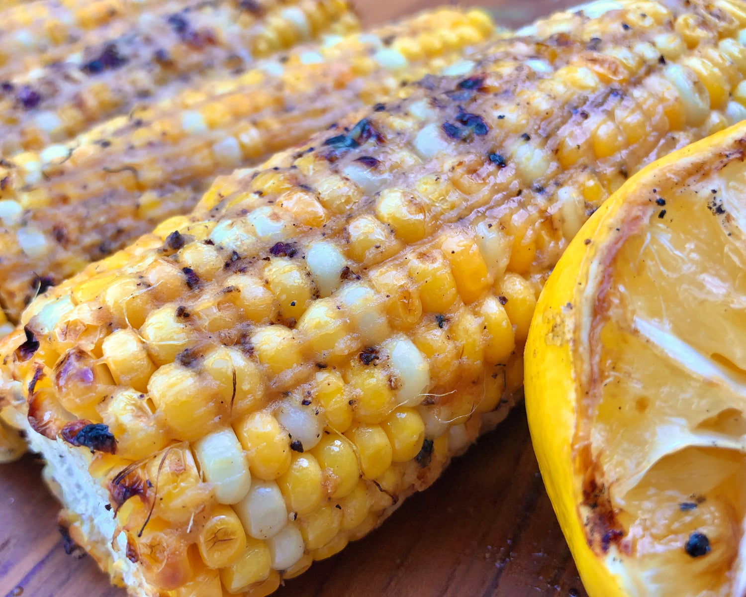 Grilled Corn with Miso Butter and Lemon